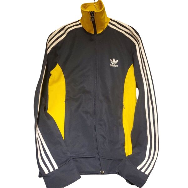 アディダス adidas old korea 韓国 トラックジャケット M 黒 トレフォイル