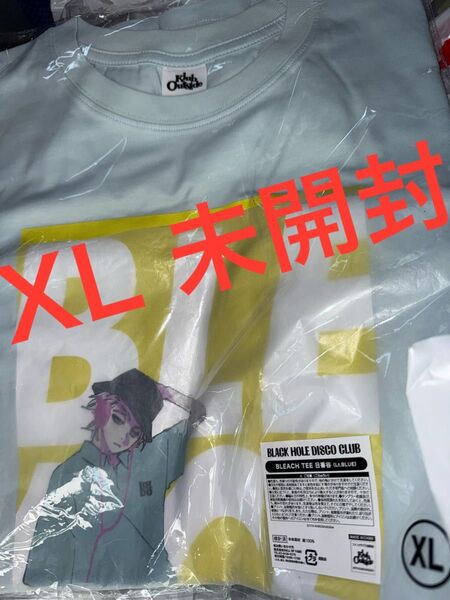 XL 日番谷冬獅郎 Lt BLUE Klub Outside BLEACH BLACK HOLE DISCO CLUB Tシャツ