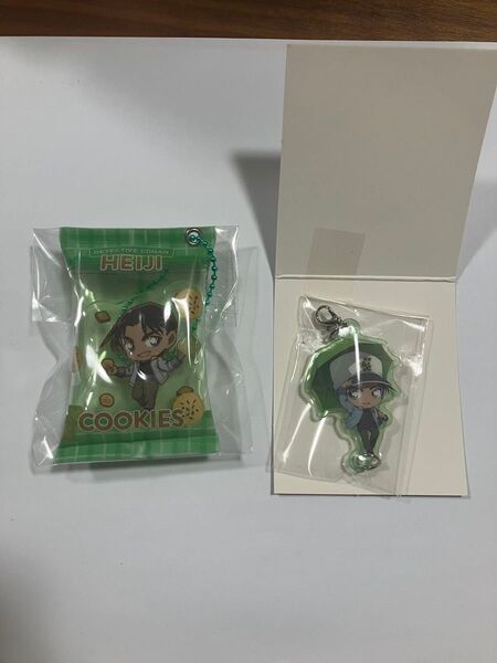 名探偵コナンおやつキーホルダークッキーver. 名探偵コナンつながっちゃーむvol.7 服部平次2点セット