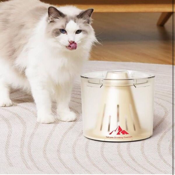 ペット 自動給水器 静音 3重濾過 循環式 2.5L 多頭飼い 犬 猫