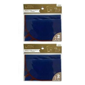 ①◆超薄型 名刺 ケース Coconimo ココニモ◆ネイビー&ストライプ ×2セット