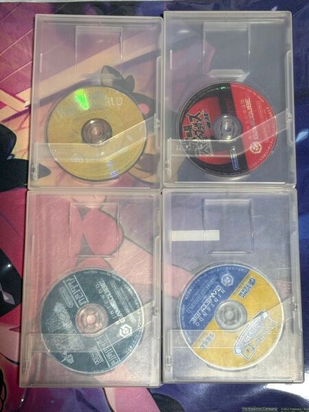 ジャンク扱い 4点 ゲームキューブソフト ケース&ディスクのみ