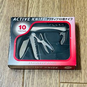 新品 未使用 ACTIVE KNIFE アクティブ 10徳 ナイフ