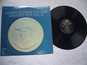 海外盤 LP★HANK WILLIAMS' GREATEST HITS VOL.Ⅲ★中古fr58