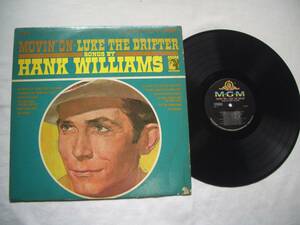 海外盤 HANK WILLIAMS★ LP MOVIN' ON-LUKE THE DRIFTER★中古fr51