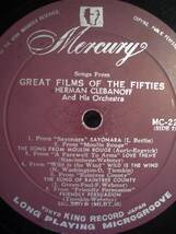 ハーマン・クレバノフ楽団★ LP GREAT FILMS OF THE FIFTIESスクリーン・パレード★中古fr53_画像3