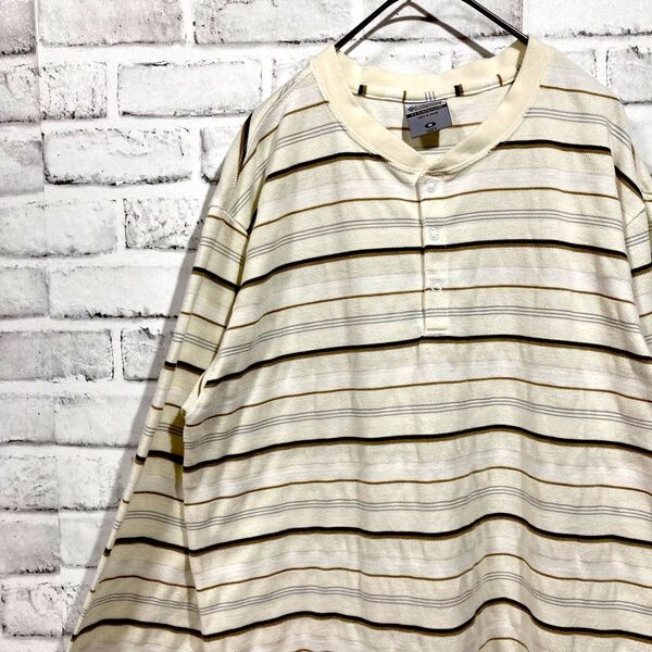 1334 Columbia コロンビア ロンT 長袖Tシャツ M クリーム メンズ