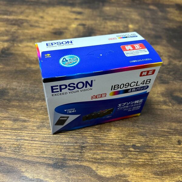 エプソン インクカートリッジ 純正大容量 4色 IB09CL4B