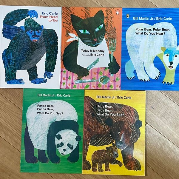 新品Eric Carle エリックカール 英語絵本 まとめ5冊