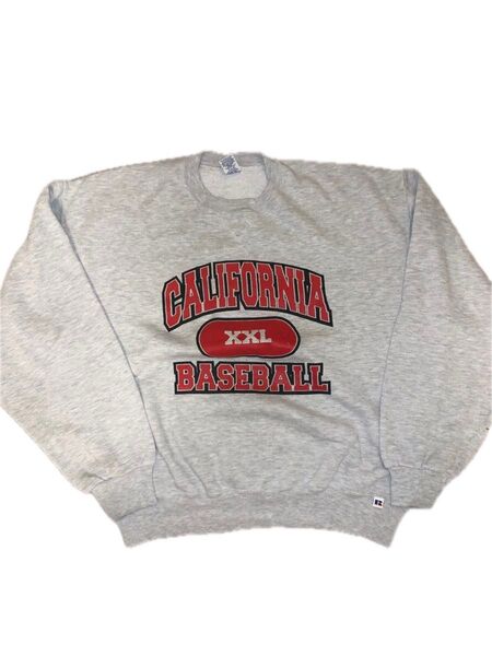 90s RUSSELL ATHLETIC スウェット XL グレー