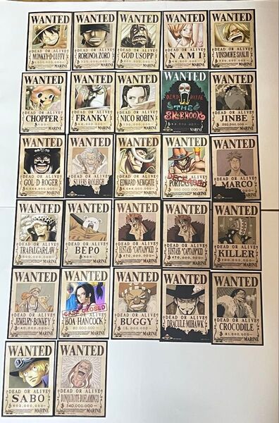 ワンピース ONE PIECE 麦わらストア 手配書