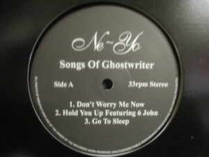 Ne-Yo ： Songs Of Ghostwriter 12'' // So Sick Remix F. Jay-Z / Don't Worry Me Now / NeYo / Ne Yo / 落札5点で送料無料