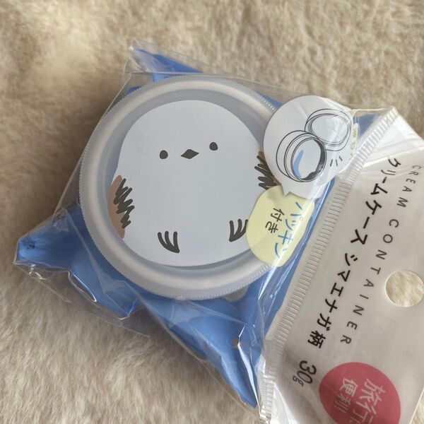 クリームケース シマエナガ柄 30g