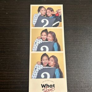 TWICE What is Love? ユニットトレカ ミナ&ジヒョ