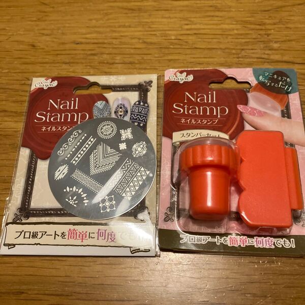 クレヨンネイルスタンプ セット&ヘアカラーチョーク