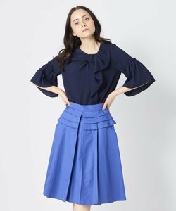 【LANVIN en Bleu】ティアードタックスカート・Chesty