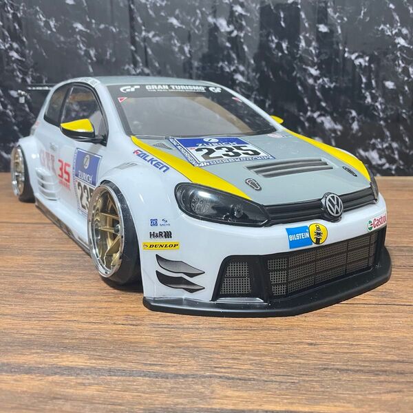 vw フォルクスワーゲン ゴルフ24 1/10ラジコンボディツーリング タミヤ
