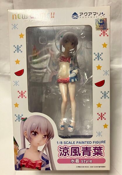 NEW GAME!! 涼風青葉 水着style 1/8スケール 完成品フィギュア アクアマリン【開封済み】