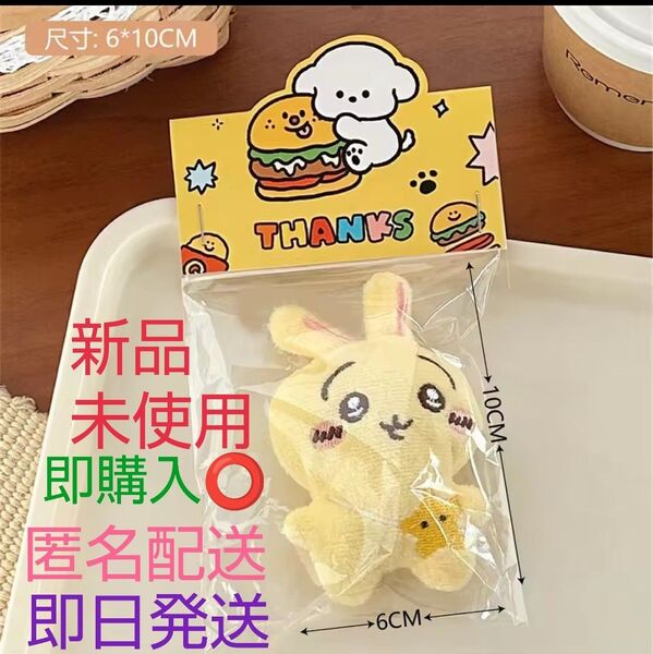 新品未使用 ちいかわ ぬいぐるみブローチ うさぎ