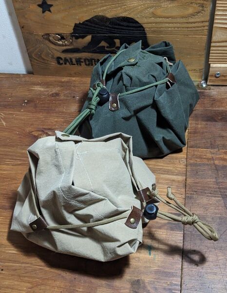 無骨キャンプポーチ 防水ポリコットン