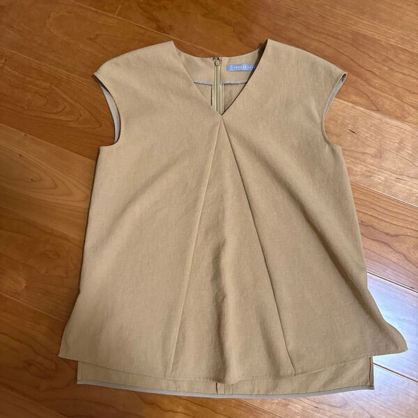 theory luxe セオリーリュクスブラウス ノースリーブ 袖なし からし タンクトップ 黄色