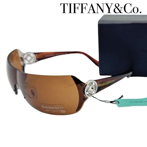新品■未使用■TIFFANY&Co. ティファニー サングラス メガネ ブラウン