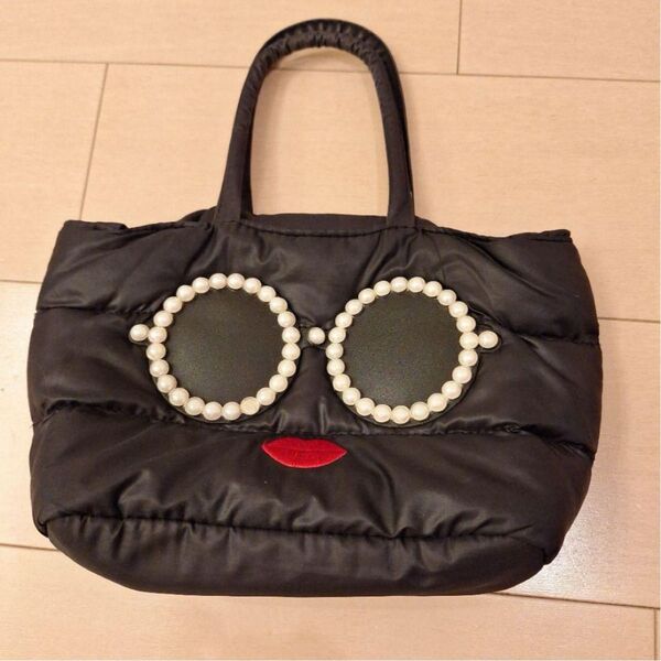 BLACK a-jolie QUILTING BAG トートバッグ