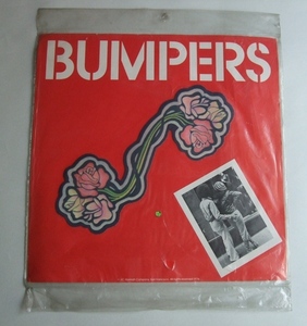 VINTAGE 70s BUMPERS 薔薇・花柄 ワッペン・パッチ 未開封品 J.C.Hannah Company.San Francisco,1976 ヒッピー サイケ 