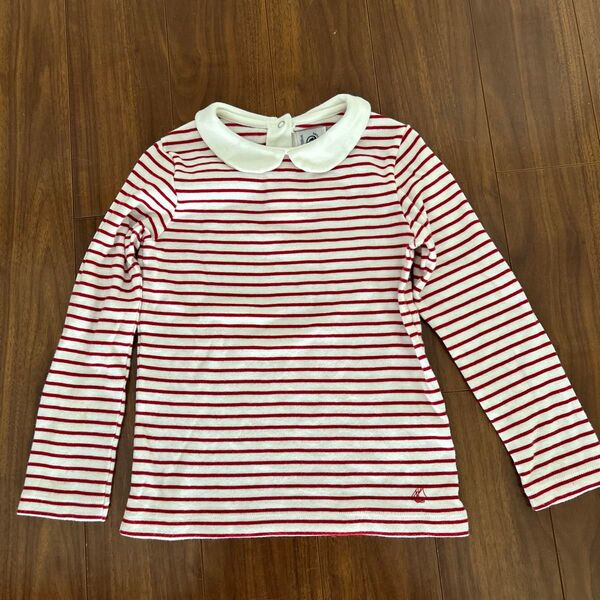 プチバトー ボーダー長袖Tシャツ 5ans/95108cm