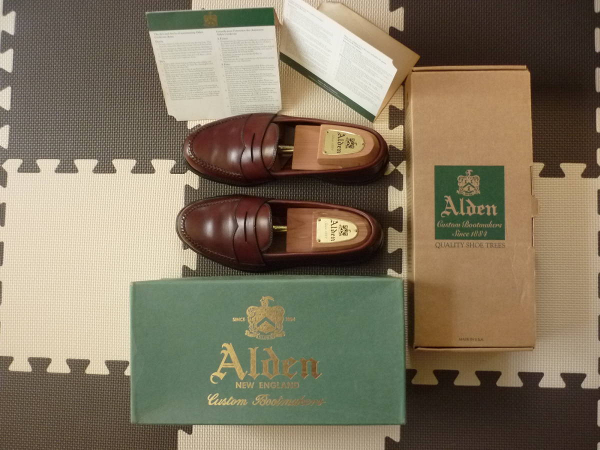 ALDEN BEAMS オールデン ビームス別注品 6626 サイズ 7B/D 新品、純正品シューキーパー付き