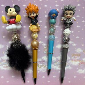 カスタム ハンドメイド ボールペン キラキラ 可愛い デコ