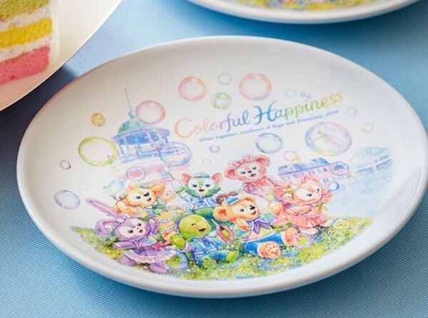 ディズニーシー カラフルハピネス スーベニアプレート