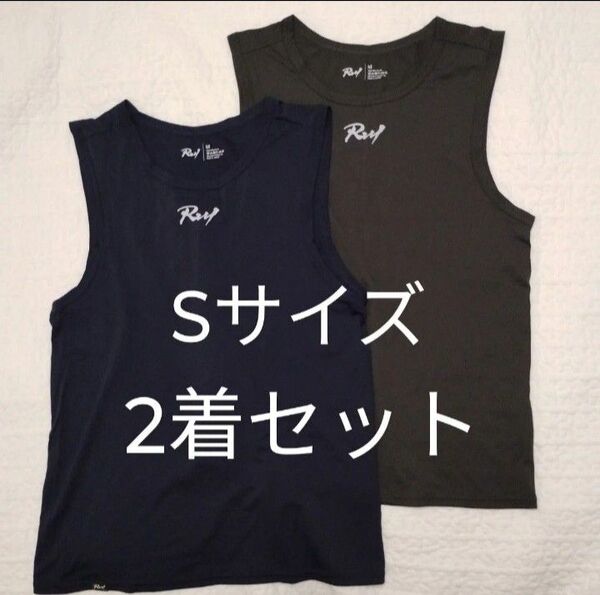 新品未使用 2着セット RUY ノースリーブ Sサイズ 上田瑠偉オリジナルブランド シングレット ランシャツ タンクトップ