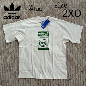adidas アディダス TONGUE スタンスミス Tシャツ 2XO サイズ