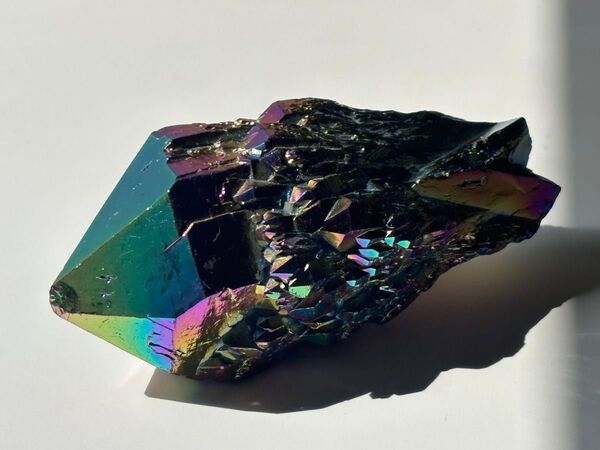 パイナップルクォーツ 原石 天然石 オーラ加工 マルチカラーオーラクォーツ