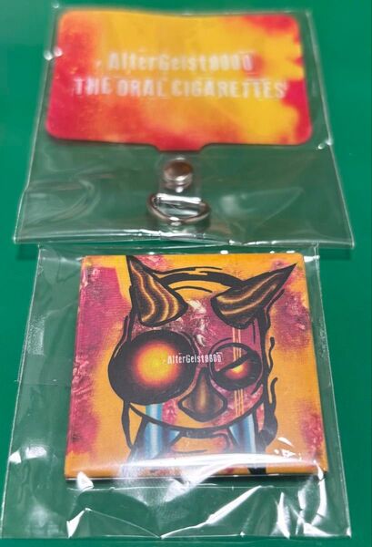 THE ORAL CIGARETTES ガチャ2種 フォンタブとジャケットバッジ