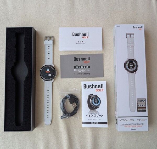 ブッシュネル Bushnell ゴルフ用GPSナビ イオンエリート ホワイト
