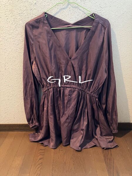 GIRL チュニック パープル