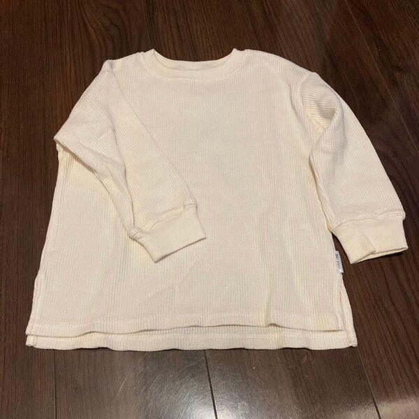 バースデイ 長袖 Tシャツ ワッフル素材 100cm