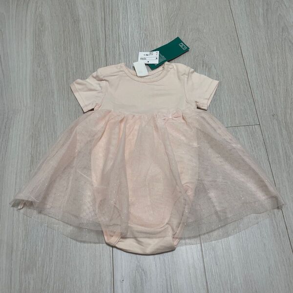 70cm H&M チュールワンピースロンパース 女の子