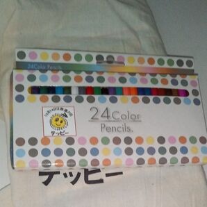 テッピー 色鉛筆24色カラーペンシル、レジャーシート、ノート 第20回鉄道の日記念