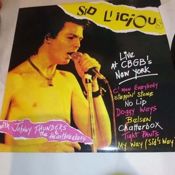 SID VICIOUS Live at CBGB's New York レコード