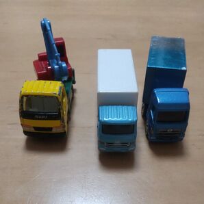 3個セット ミニカー ISUZU トラック等 まとめ売り