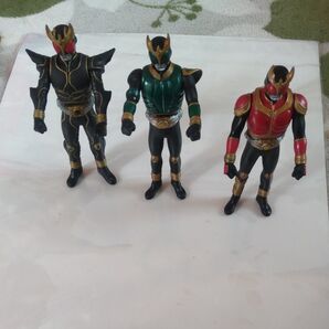 仮面ライダークウガミニソフビ 3体セット