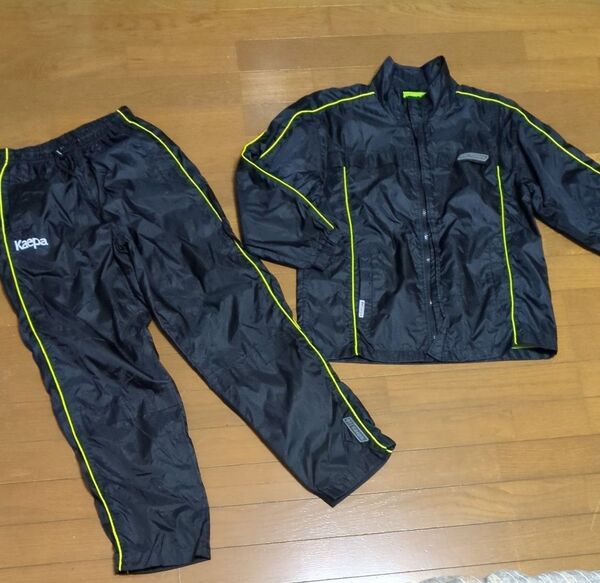 超美品♪【Kaepa】裏地メッシュウインドブレーカー 上下セット★150サイズ★