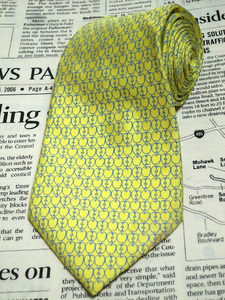  Salvatore Ferragamo Salvatore Ferragamo the smallest lustre necktie apple pattern fruit fruit yellow series yellow group L-005409.. packet 
