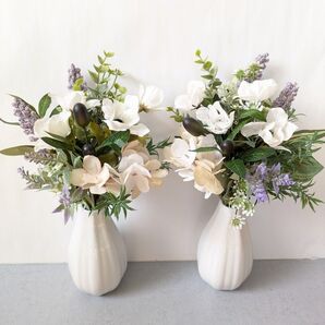 仏花*お供え花(1対二束) ボタニカルな花束 S-12