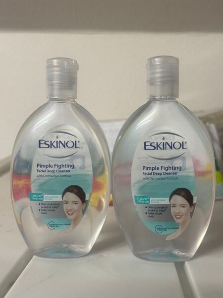 Eskinol facial cleanser (pimple fighting) 2bottles