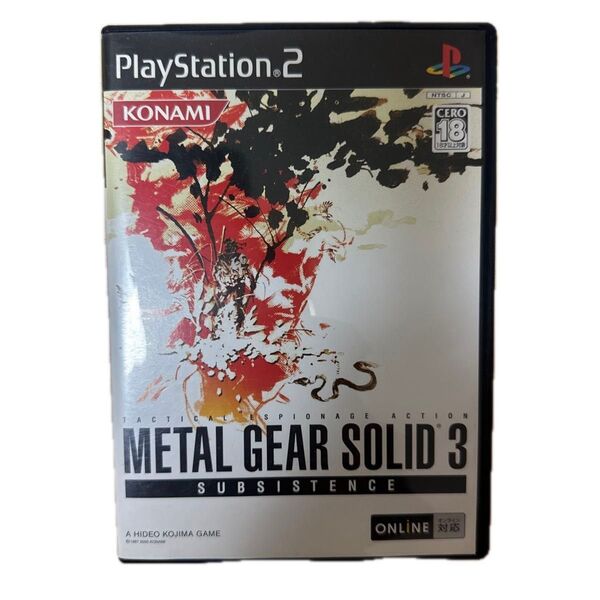 PS2 METAL GEAR SOLID 3 SUBSISTENCE