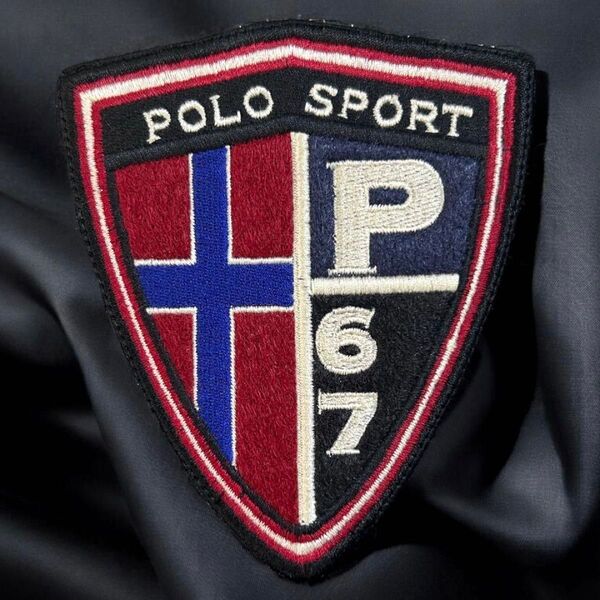 90s vintage!POLO SPORT SHIELDデカP ワッペン